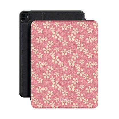 Pink Floral Abstract – Apple iPad Case | Elissa Rua