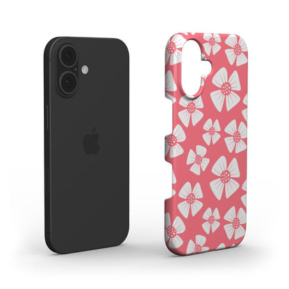 Pink Petal snap phone case with bold pink floral design