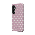 Blush Roze met Stippen – Magnetisch Stevig Telefoonhoesje | Elissa Rua