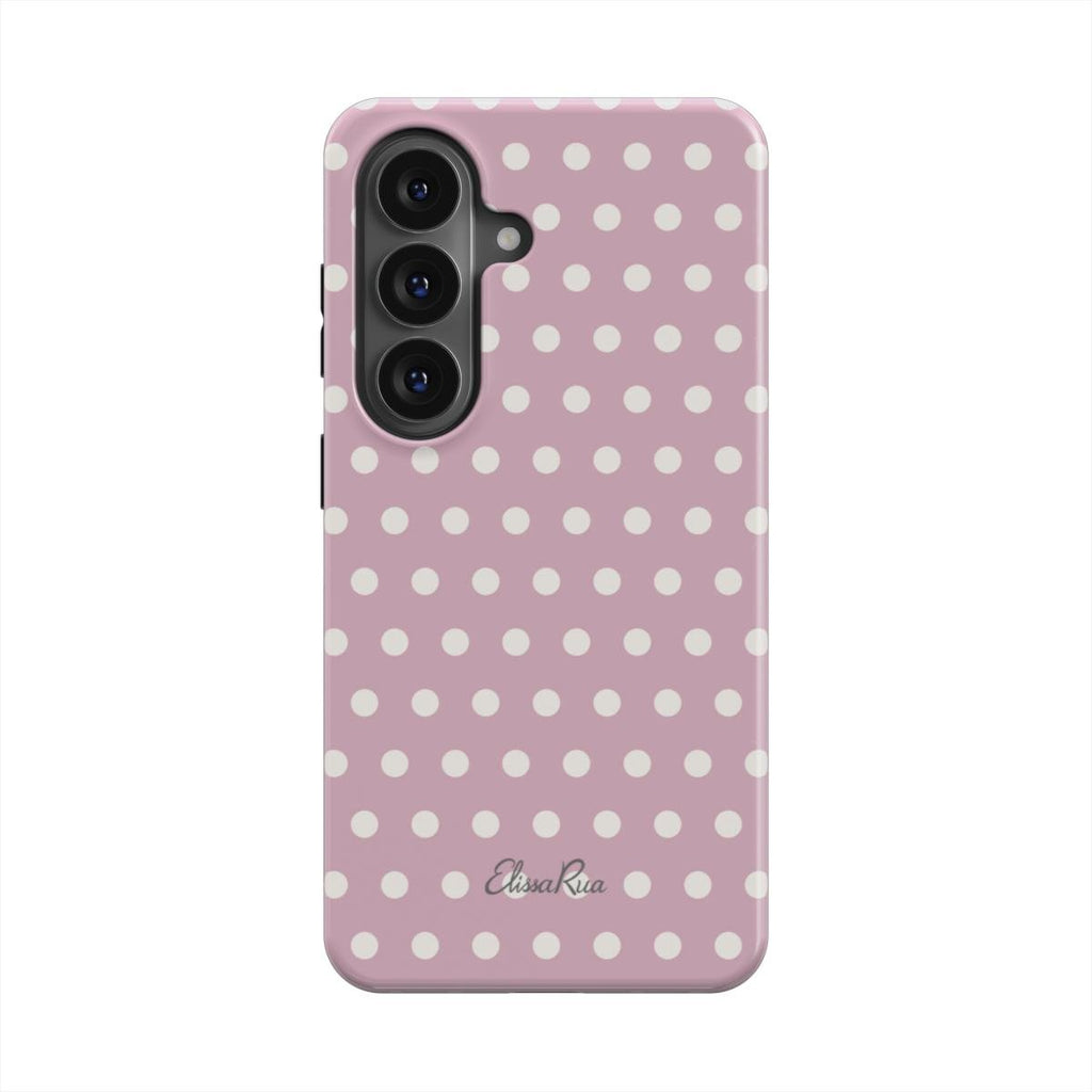 Blush Roze met Stippen – Magnetisch Stevig Telefoonhoesje | Elissa Rua