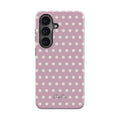 Blush Roze met Stippen – Magnetisch Stevig Telefoonhoesje | Elissa Rua
