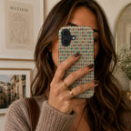 Retro Geometric Teardrop – Tough Phone Case | Elissa Rua
