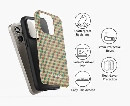 Retro Dots Tough Phone Case