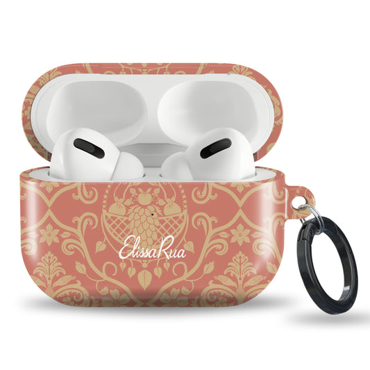 Rococo Basket Blush – Tough Airpods Case | Elissa Rua