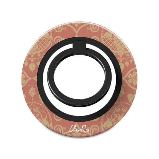 Rococo Basket Blush – Magnetic Ring Holder
