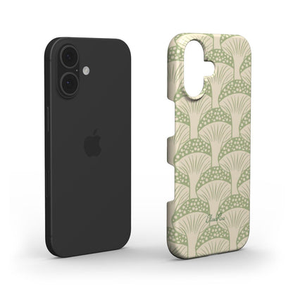 Exploded view of the Snap Case layers with mushroom fan design