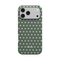 Coque de téléphone résistante – Pois vert sauge | Elissa Rua
