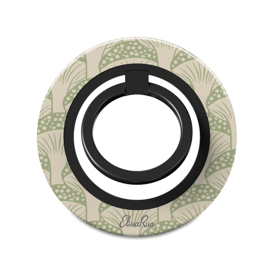 Sage Green Mushroom – Magnetic Ring Holder