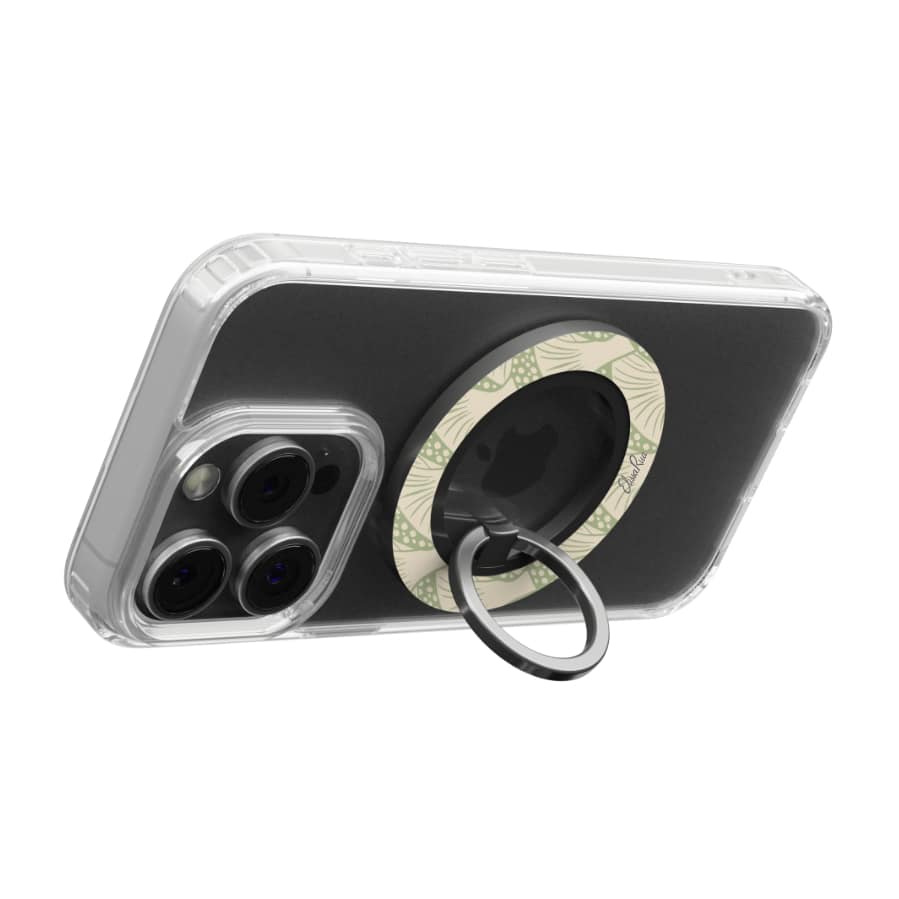 Sage Green Mushroom – Magnetic Ring Holder