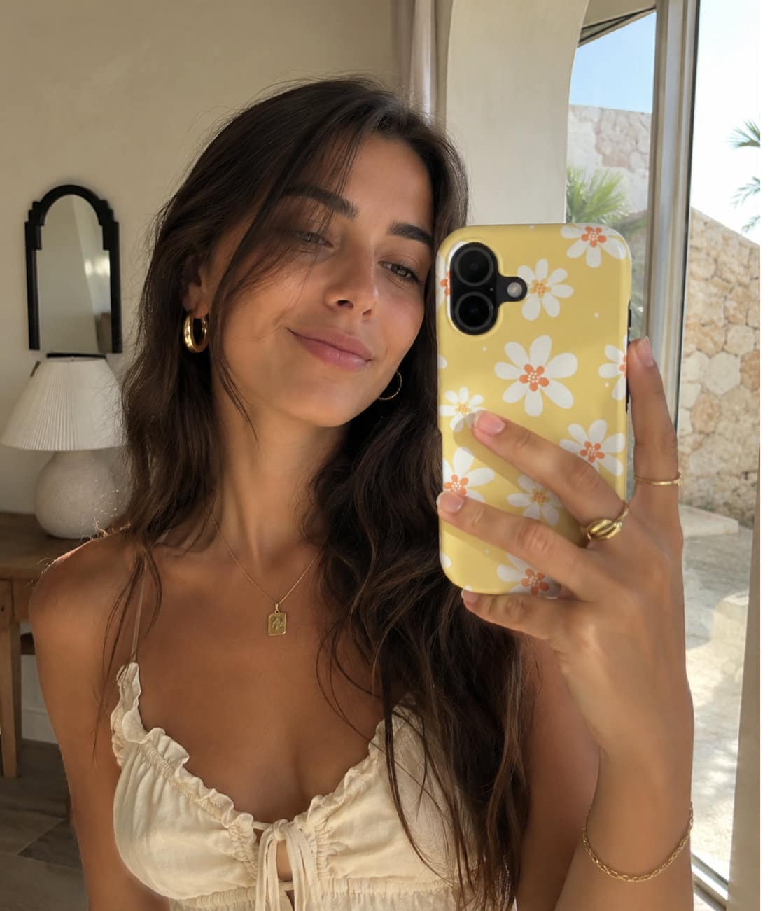 Sunny Daisy – Snap Phone Case | Yellow  Pattern