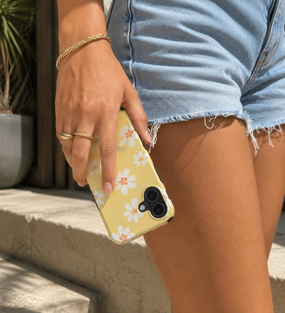 Sunny Daisy – Snap Phone Case | Yellow  Pattern