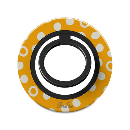 Sunny Yellow Dots – Magnetic Ring Holder