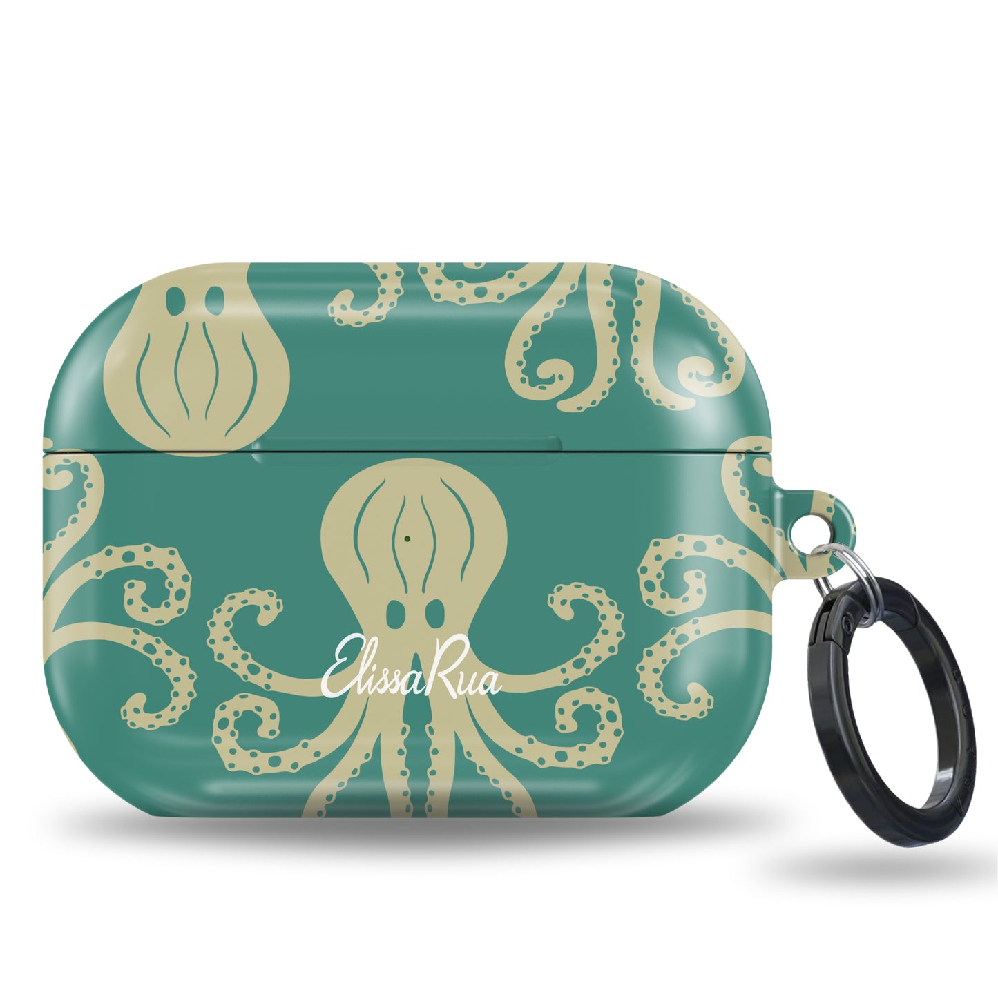 Octopus Teal – Tough Airpods Case | Elissa Rua
