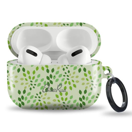 Abstract Teardrop Foliage – Apple AirPods Tough Case