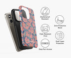 Oleader Floral Tough Phone Case