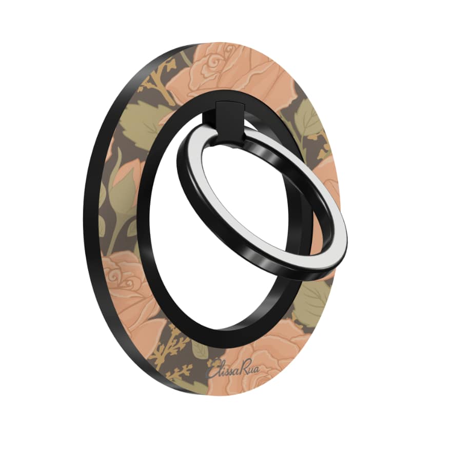 Vintage Rose Floral – Magnetic Ring Holder