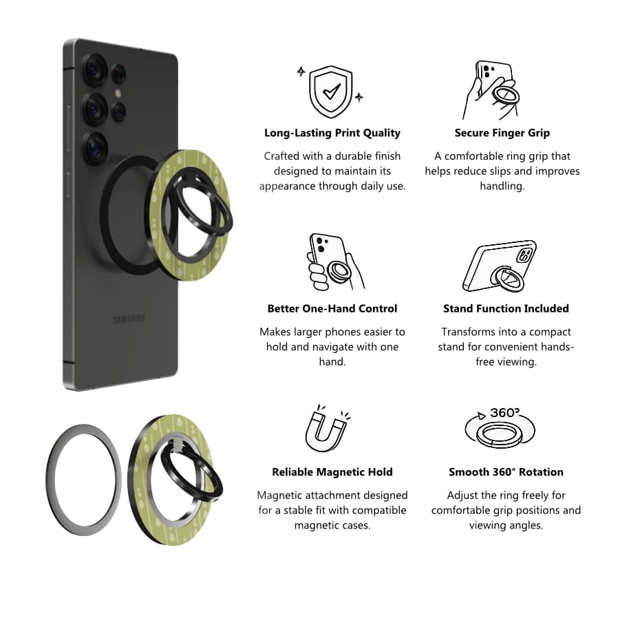 Water Drops – Magnetic Ring Holder