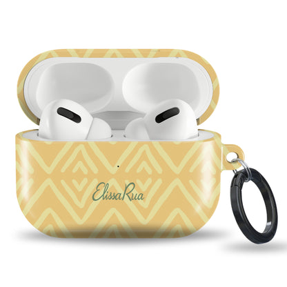Yellow Geometric – Tough Airpods Case | Elissa Rua