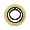 Yellow Geometric – Magnetic Ring Holder