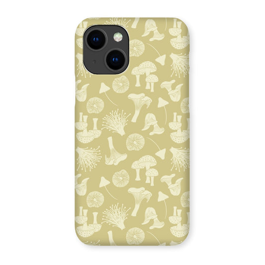 Mushrooms (beige) Snap Phone Case