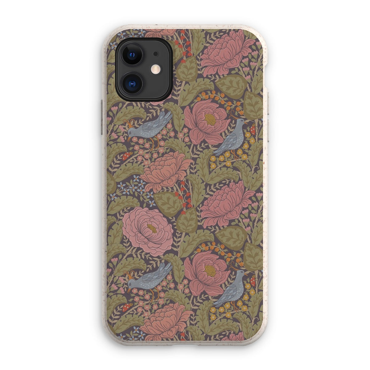 Peonies & Birds Floral Eco Phone Case