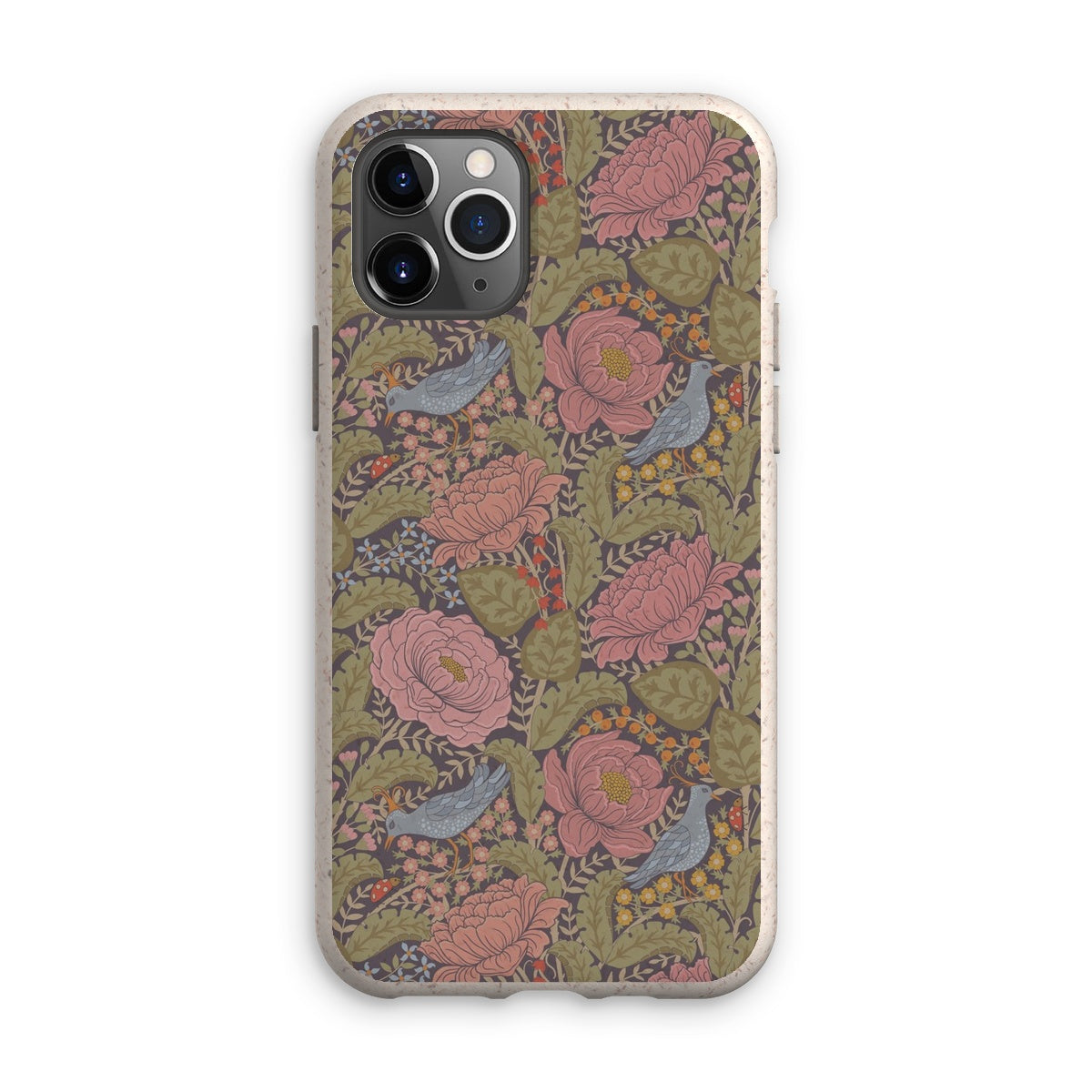 Peonies & Birds Floral Eco Phone Case