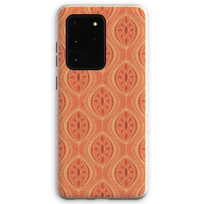 Geometric Boho Eco Phone Case - Orange