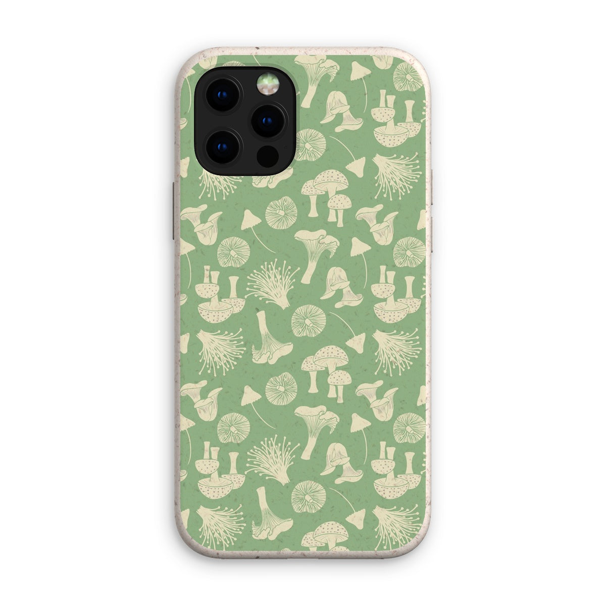 Mushrooms (Green) Eco Phone Case