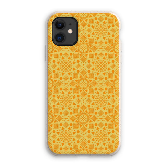 Mandala Geometric Eco Phone Case - Orange