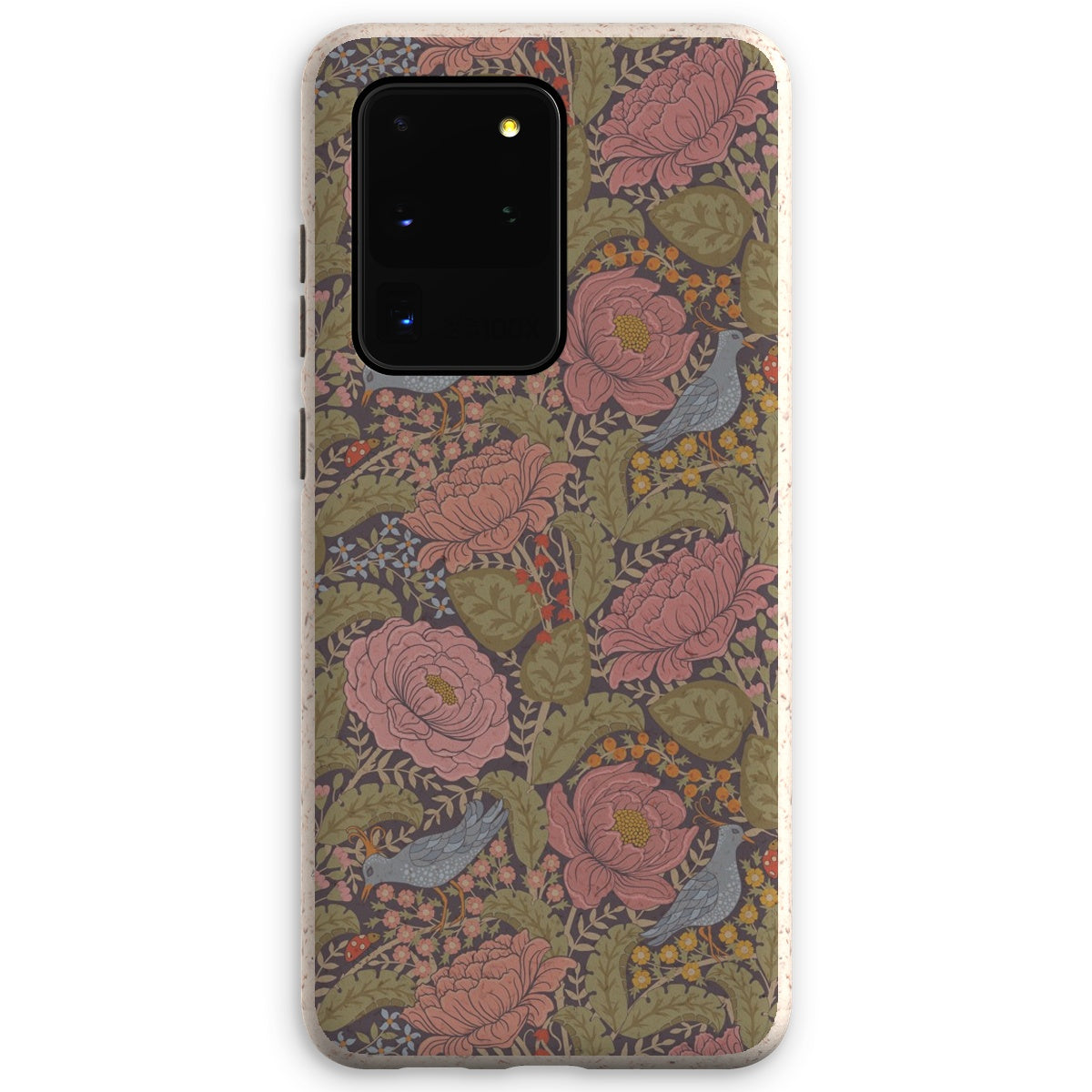 Peonies & Birds Floral Eco Phone Case