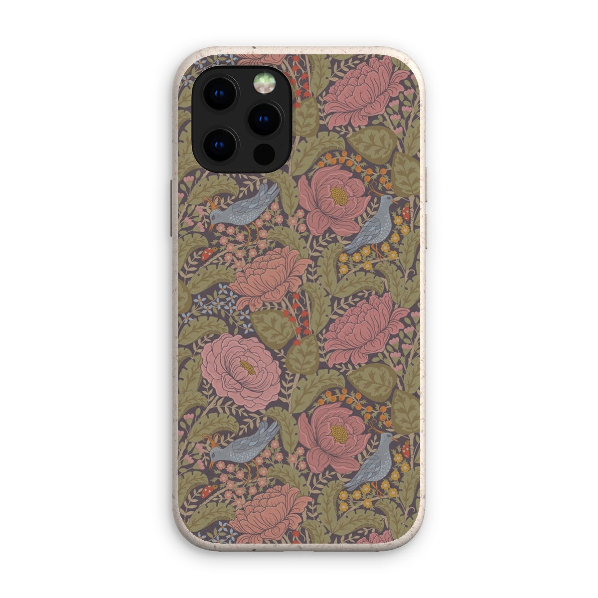 Peonies & Birds Floral Eco Phone Case