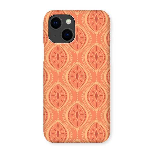 Geometric Boho Snap Phone Case - Orange
